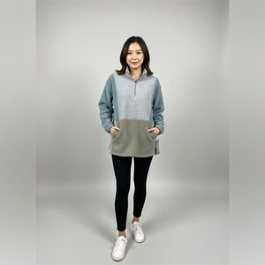 🩶 Jones New York Sport Colorblock Fleece Active Top | 2XL | NWT P27/L30